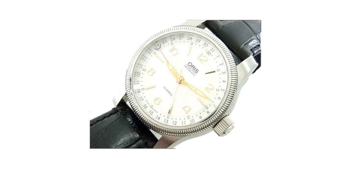 オリス  01 754 7628 4061-07 5 20 76FC　ビッグクラウン ポインターデイト2009 買取実績