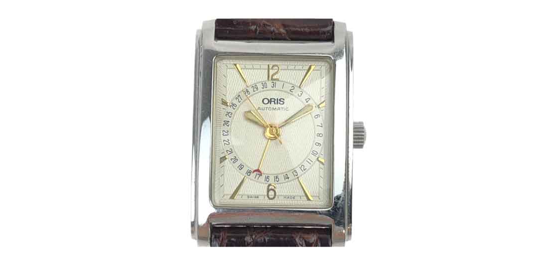 オリス ポインターデイト レクタンギュラー 自動巻き 買取実績