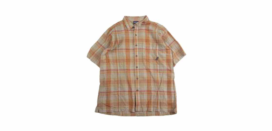 パタゴニア　半袖 チェックシャツ　Men S 正規品② patagonia(パタゴニア) / 02年/52996/シアサッカー/チェック