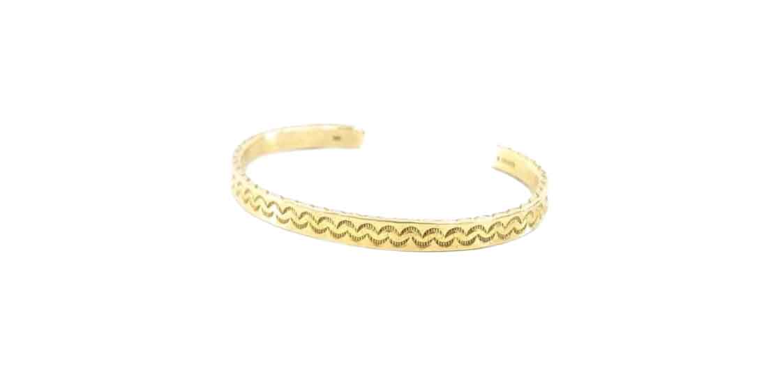 ペリーショーティ 18K スタンプワーク バングル 買取実績