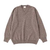 フランネル wool Yak V-neck Knit 買取 画像