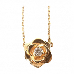 ピアジェ ダイヤモンド１P ローズ モチーフ ネックレス 買取実績
