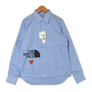 プレイコムデギャルソン × ノースフェイス ストライプ シャツ 買取実績