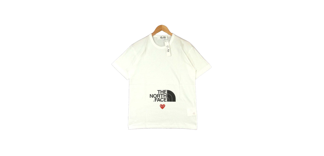 プレイコムデギャルソン × ノースフェイス Tシャツ 買取実績