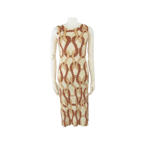 プリーツプリーズ イッセイミヤケ PP81-JH863 プリーツ加工 ロープ総柄 ノースリーブ ワンピース 買取実績