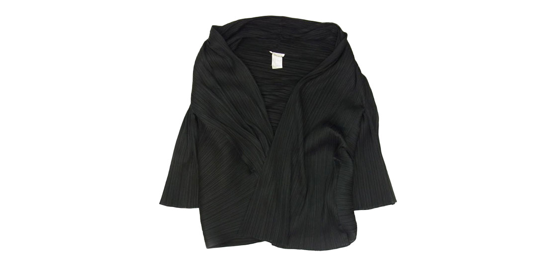 プリーツプリーズ イッセイミヤケ 変形 横プリーツ ボレロ カーディガン 買取実績