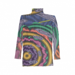 プリーツプリーズ  PP54-JK204 プリーツ加工 Tadanori Yokoo Graphic 横尾忠則 転写 プリント 総柄 ボトルネック カットソー  買取実績