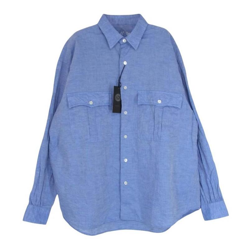 ポータークラシック PC-016-2765-0040-0012 ROLL UP LINEN COTTON SHIRT CANCLINI ロールアップ リネン コットン シャツ 買取実績 画像