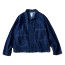 ポストオーバーオールズ 1110R-8DI Mechanic Blouse 2 8oz. Denim indigo deep wash 画像