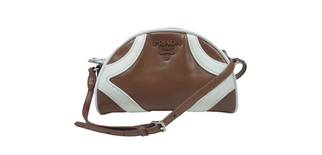 プラダ 1BH140 2way ボウリング バッグ ブラウン 買取実績