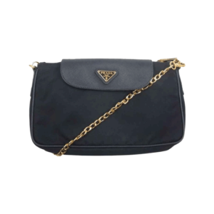 プラダ サフィアーノ ナイロン チェーン ショルダー バッグ ブラック 買取実績