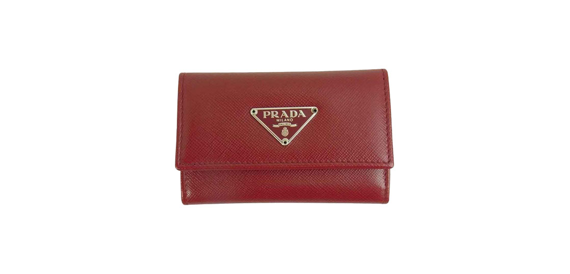 プラダ サフィアーノ トライアングル ロゴ キーケース 買取実績 アイキャッチ画像