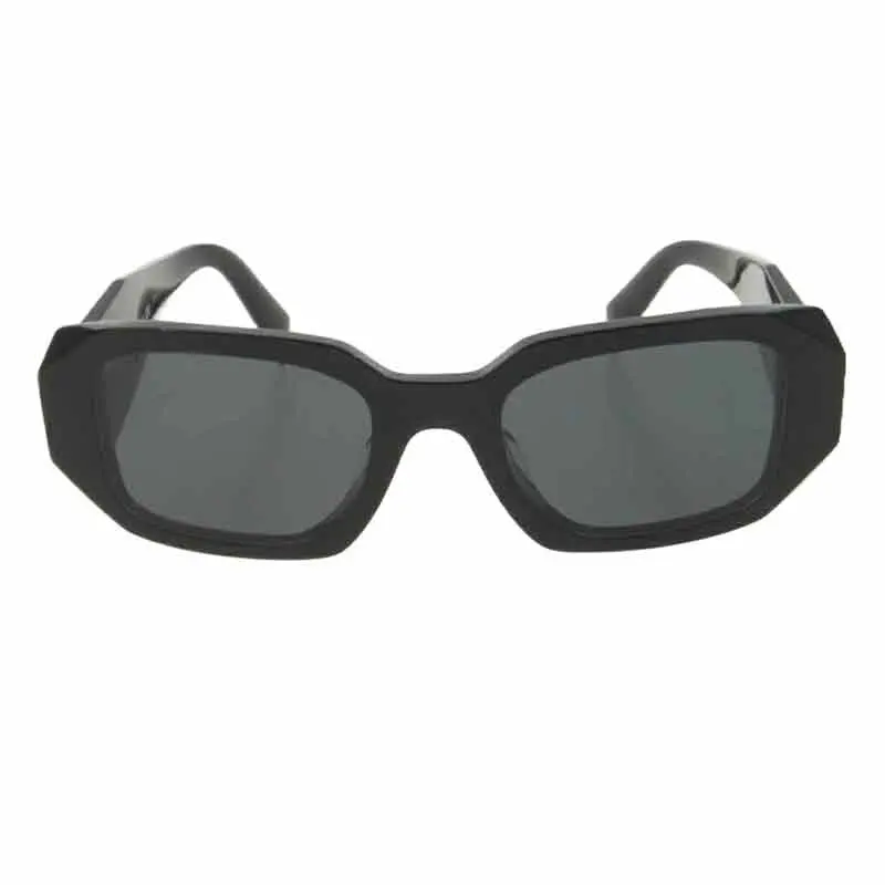 PRADA　プラダ　サングラス　黒　ブラック　ロゴ　SPR17W プラダ SPR 17W-F ウェリントン シンボル フレーム ロゴ サングラス