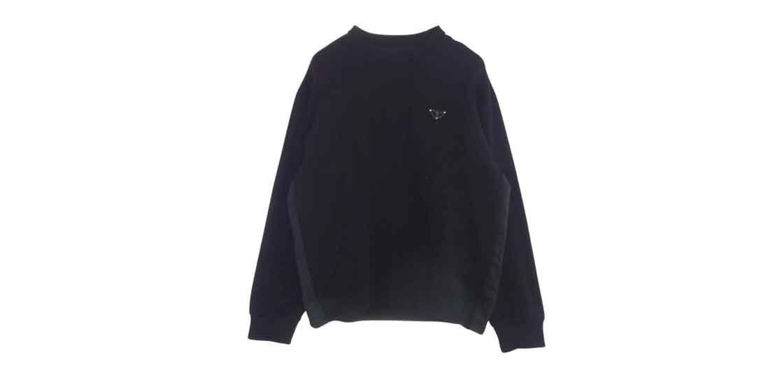 プラダ UJL30A トライアングル ロゴ テクニカルコットン ビックシルエット スウェットシャツ トレーナー 買取実績