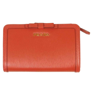 プラダ 1ML225 2B6S VITELLO MOVE FI リボン 2つ折り 財布 買取実績