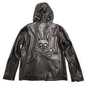 サイコバニー フードレザージャケット 画像