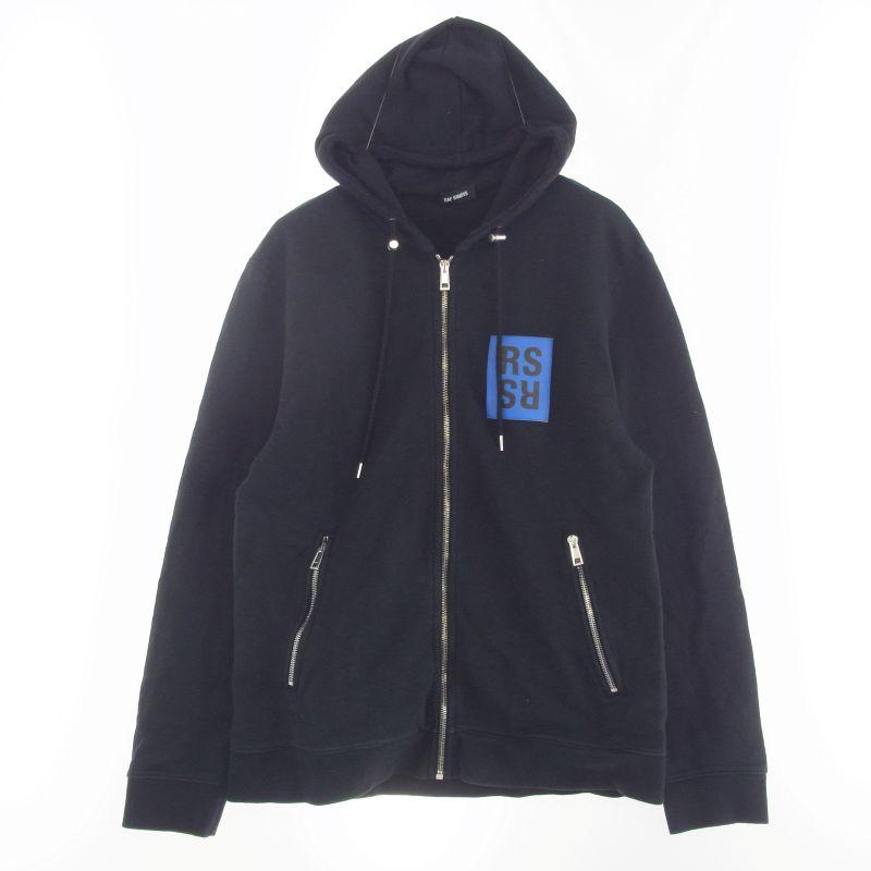 ラフシモンズ 15AW 152-182 robot hand hoodie バックプリント RSパッチ付き ジップアップ スウェット パーカー 買取実績 画像