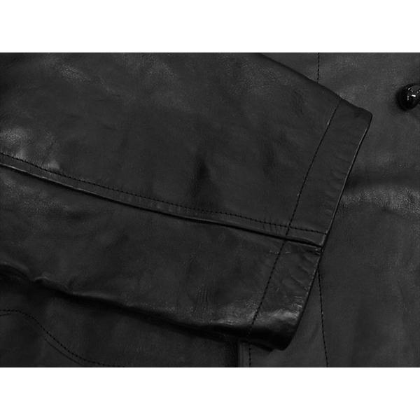 ラフシモンズ 19AW LEATHER COAT WITH RINGS 192-625-40010 買取実績 画像