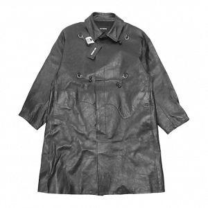 ラフシモンズ 19AW LEATHER COAT WITH RINGS 192-625-40010 買取実績