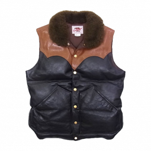 レインボーカントリー オールレザー ダウンベスト 買取実績