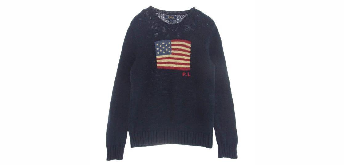 ポロラルフローレン 星条旗 フラッグ ニット セーター 買取実績