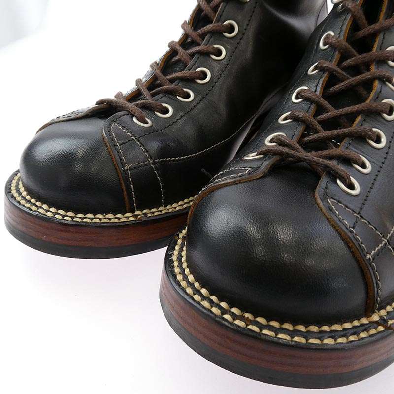 リアルマッコイズ 茶芯 ホースハイド MONKEY BOOTS TEN MILE WORK BOOTS モンキー ワーク ブーツ 買取実績 画像
