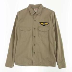 リアルマッコイズ BS16101 BUCO ブコ ANDERSON C.C. クラブシャツ ヘリンボーンツイル ワッペン付 長袖 シャツ 買取実績