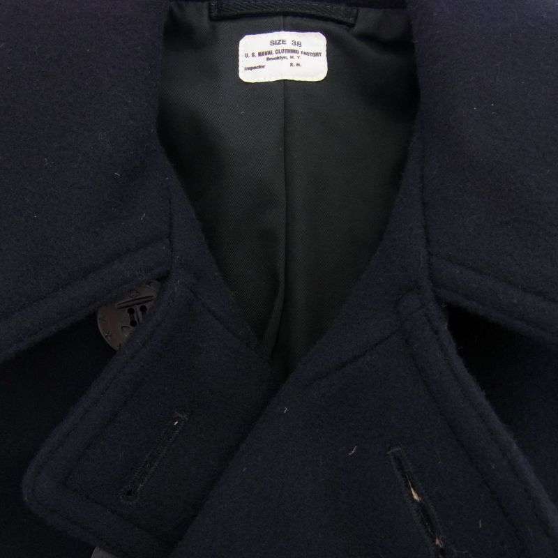 リアルマッコイズ MJ10116 NAVAL CLOTHING FACTORY PEA COAT Pコート 買取実績 画像