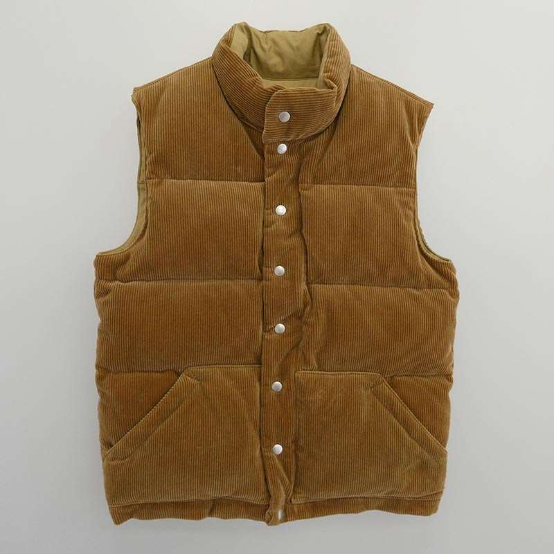 リアルマッコイズ MJ21124 CORDUROY DOWN VEST コーデュロイ ダウン ベスト 買取実績 画像