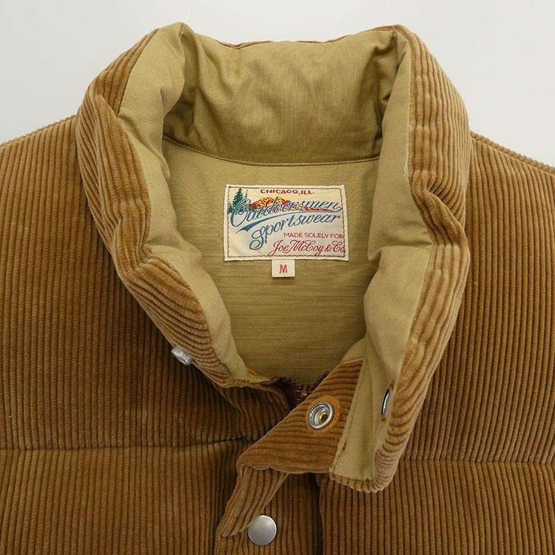 リアルマッコイズ MJ21124 CORDUROY DOWN VEST コーデュロイ ダウン ベスト 買取実績 画像