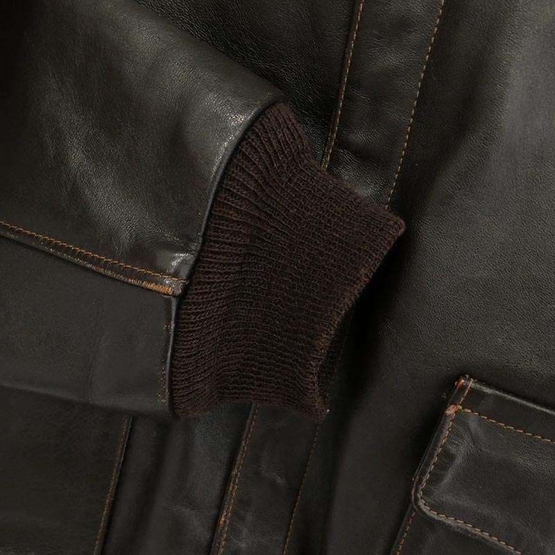 リアルマッコイズ TYPE A-2 PARACHUTE CAMOUFLAGE LINING ホースハイド パラシュートライニング カモ柄 フライト ミリタリー ジャケット 買取実績 画像