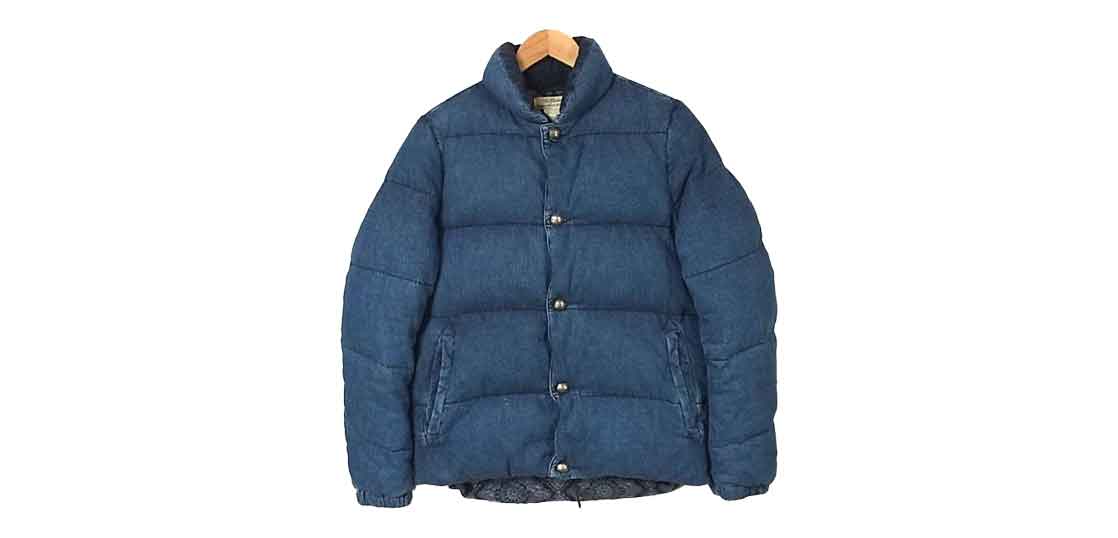 レミレリーフ コンチョボタン デニム ダウンジャケット 買取実績
