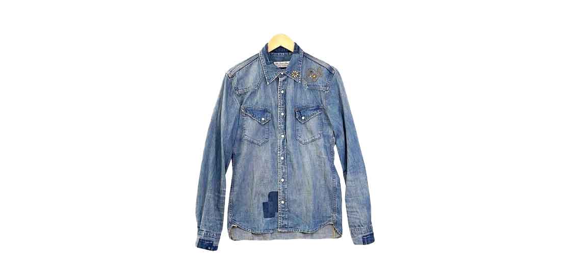 8.5oz DENIM WESTERNSHIRT（ノコギリ型フラップ） | REMI RELIEF