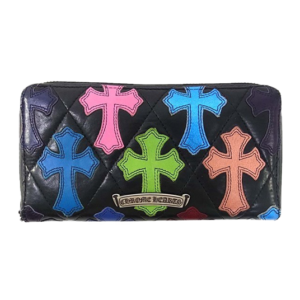 クロムハーツ REC F ZIP マルチカラー クロスパッチ キルトレザー ウォレット 財布 買取実績