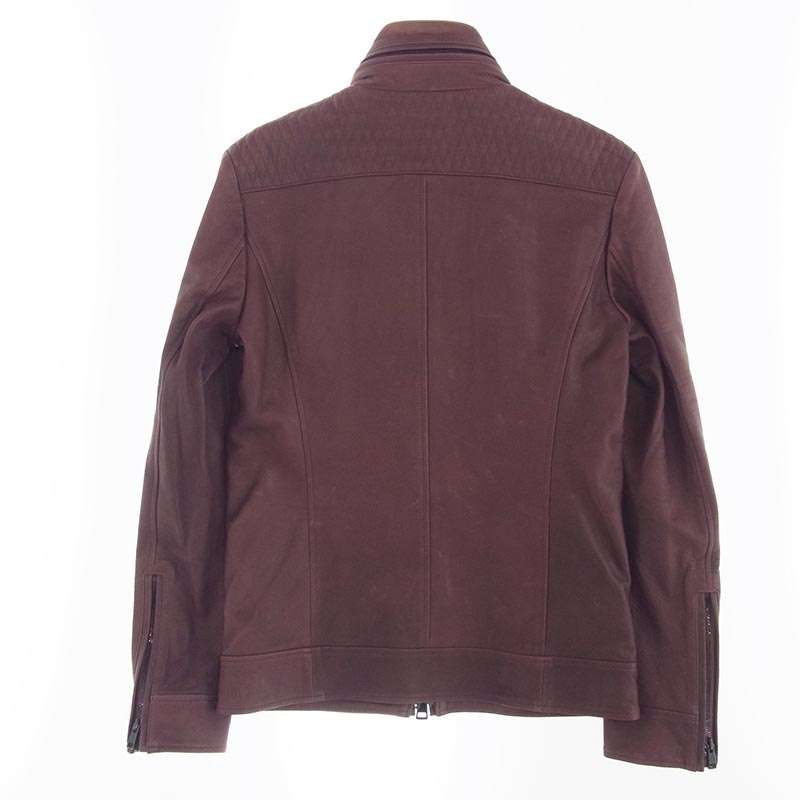 AKM 18AW B286 COW048 DIA STAND RIDERS ダイヤキルト スタンド ライダースジャケット レザー ジャケット 買取実績 画像