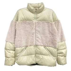 AKM × SNOWMAN スノーマン BOND SILVERGREY CREAM フェイクファー 切替 ダウンジャケット 買取実績