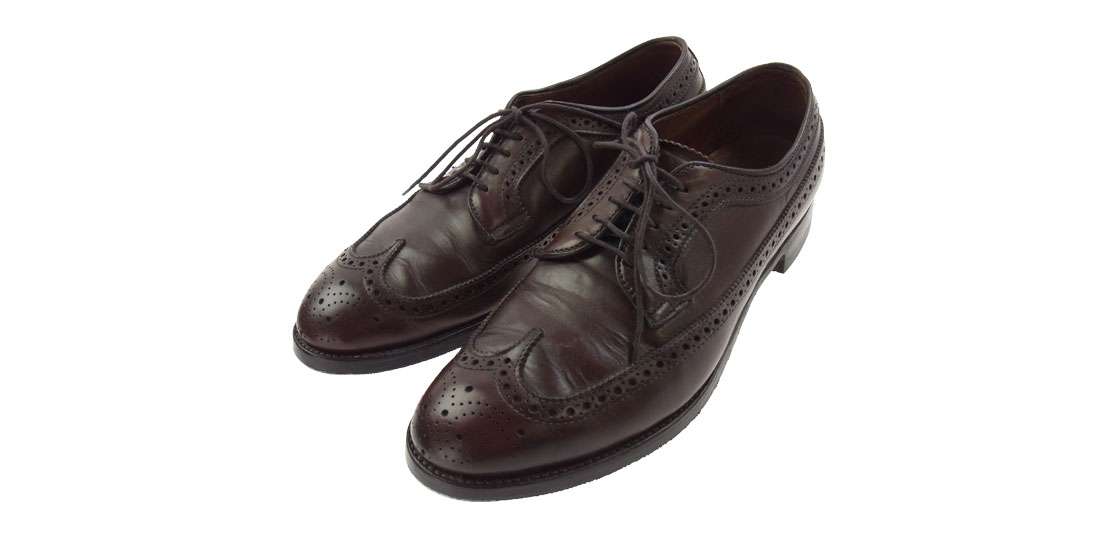 オールデン 58806 モディファイド クロムエクセル 純正シューツリー付属 ロングウィングチップ レザー シューズ 買取実績