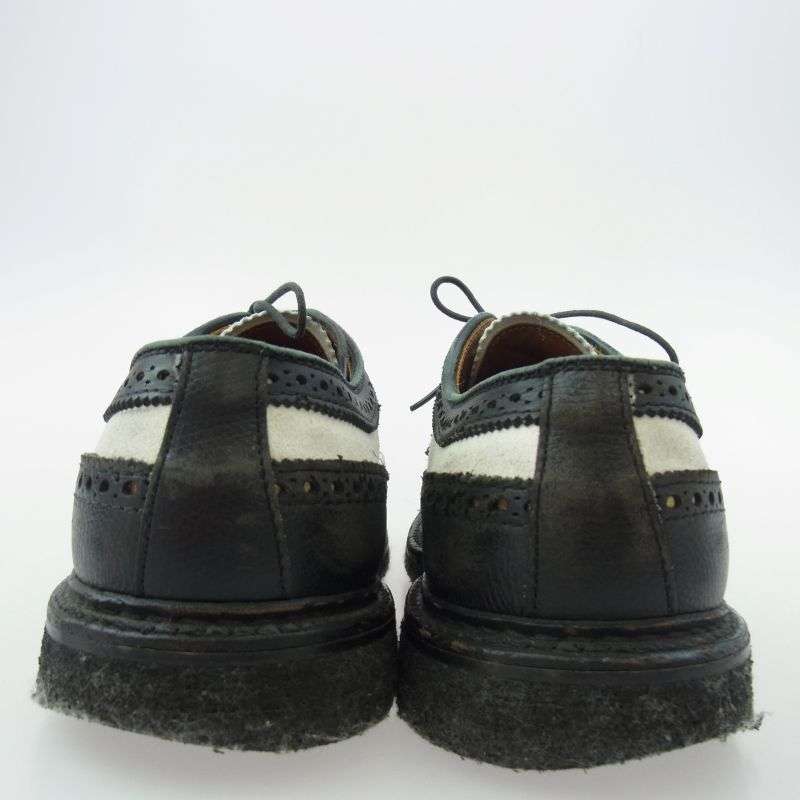 オールデン 97670 BEAMS別注 ビームス ロングウイングチップ スエード切替 レザー シューズ 買取実績 画像