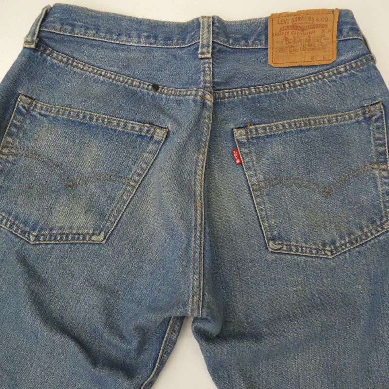 リーバイス 79年製 501 66後期 裏刻印6 スモールe ボタンフライ デニムパンツ ジーンズ 買取実績 画像