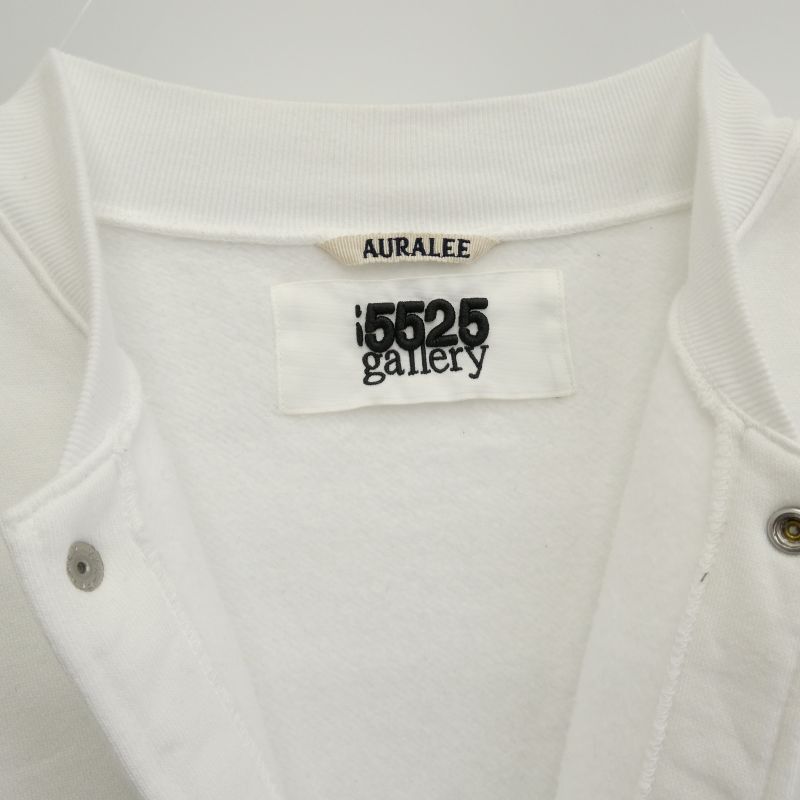 オーラリー 18AW A8AC05SP 5525gallery 5525ギャラリー SWEAT BLOUSON スナップボタン スウェット生地 ブルゾン 買取実績 画像