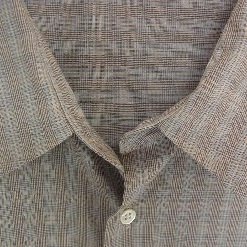 オーラリー 20SS A20SS01LC SUPER LIGHT WOOL CHECK SHIRTS スーパー ライト ウール チェック 長袖 シャツ 買取実績 画像