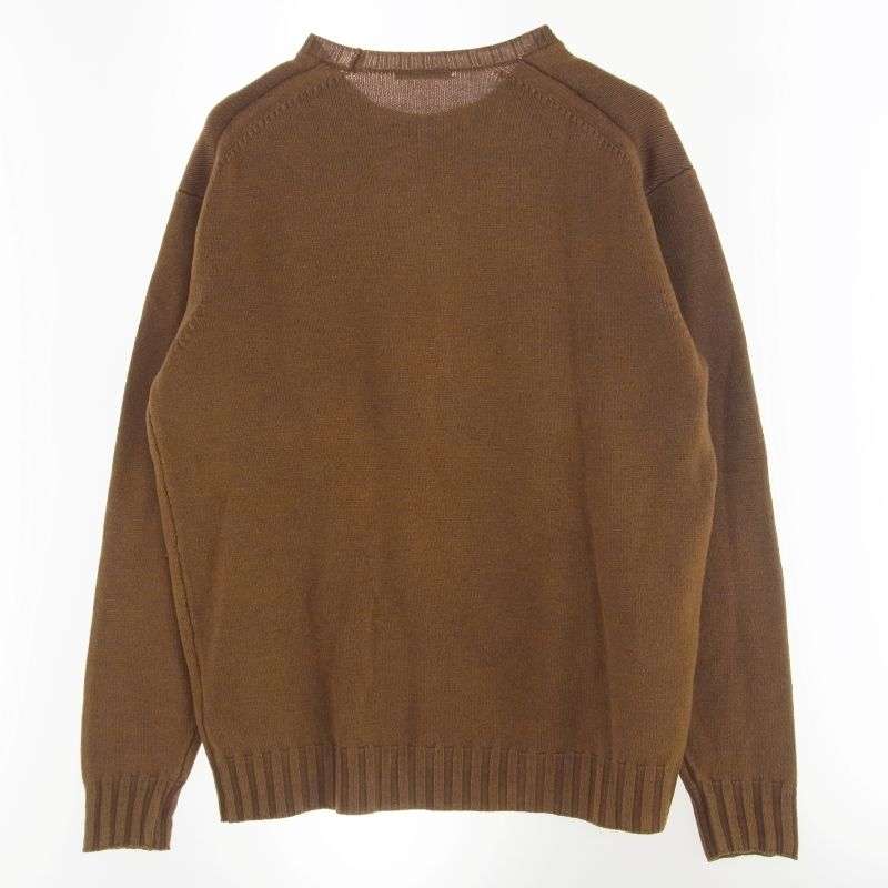 オーラリー 23AW A23AP01SW WASHED FRENCH MERINO KNIT P/O フレンチメリノウール ウォッシュ加工 フレンチメリノ プルオーバー ニット 買取実績 画像