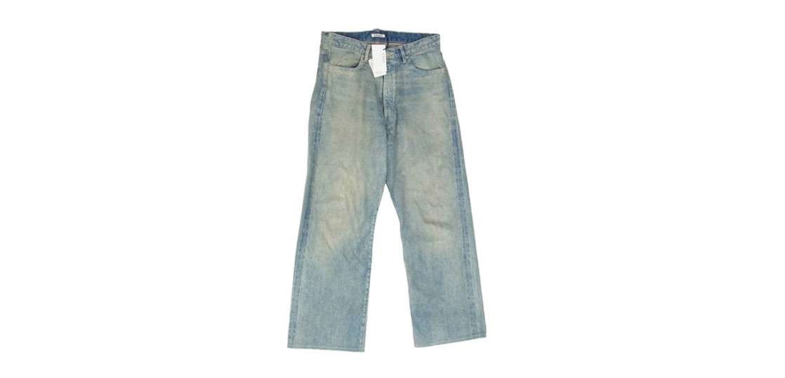オーラリー 23AW A23AP02DE SELVEDGE FADED LIGHT DENIM PANTS 買取実績