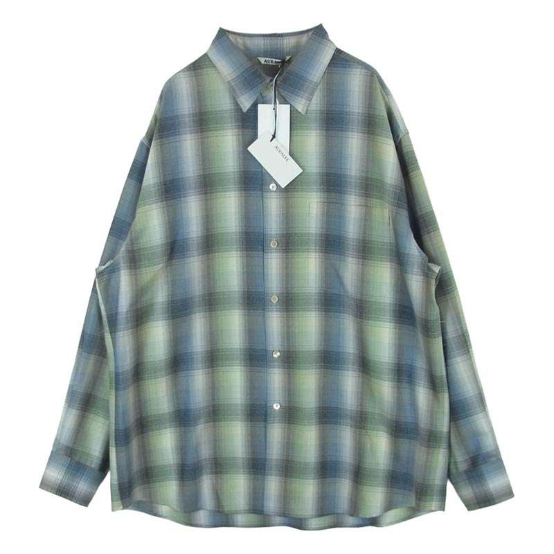 オーラリー 25AW A25AS01LC SUPER LIGHT WOOL CHECK 買取実績