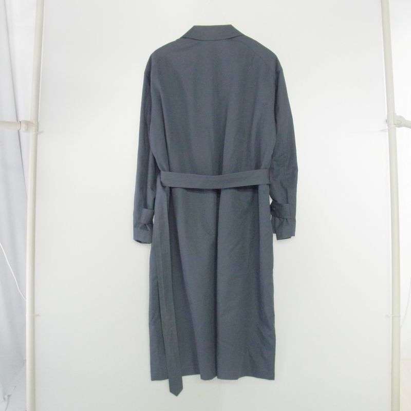 オーラリー 25SS A25SC01GF WASHED FINX GABARDINE SOUTIEN COAT ウォッシュド ギャバジン トレンチ コート 買取実績 画像