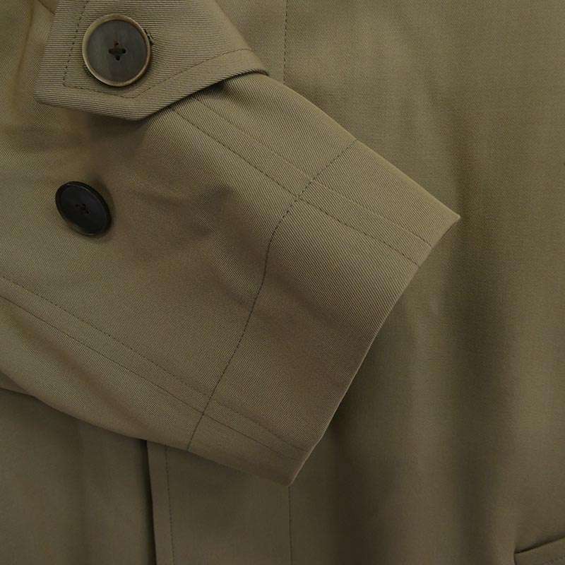 オーラリー 26SS A26SC06MG Light wool max gabardine coat KHAKI BEIGE CHAMBRAY ライトウールマ ックスギャバジン ステンカラーコート 買取実績 画像