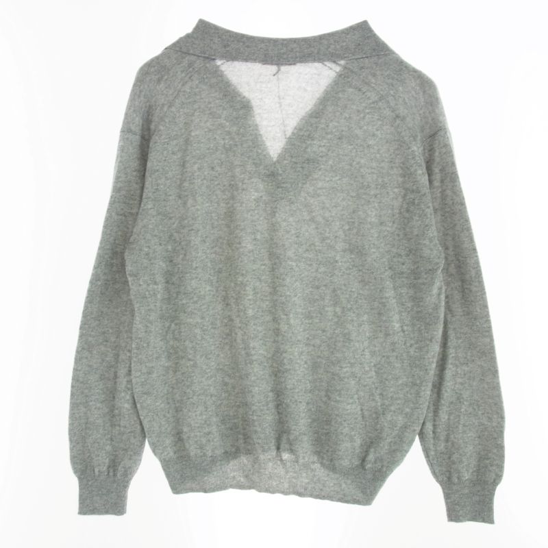 オーラリー A24SP02SC SUPER FINE CASHMERE SILK KNIT SKIPPER POLO カシミヤ シルク スキッパー ポロ シャツ 買取実績 画像