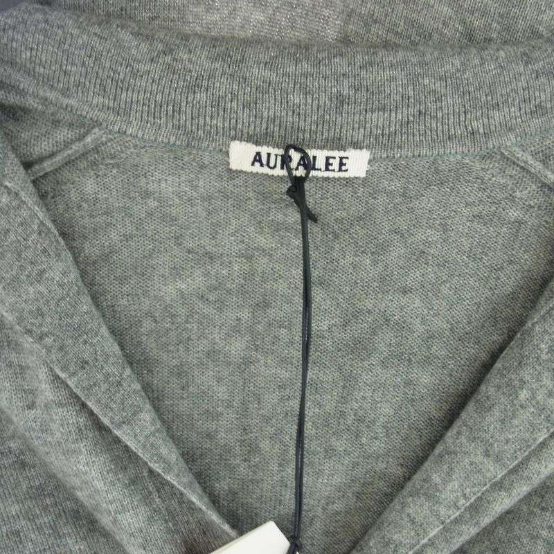 オーラリー A24SP02SC SUPER FINE CASHMERE SILK KNIT SKIPPER POLO カシミヤ シルク スキッパー ポロ シャツ 買取実績 画像