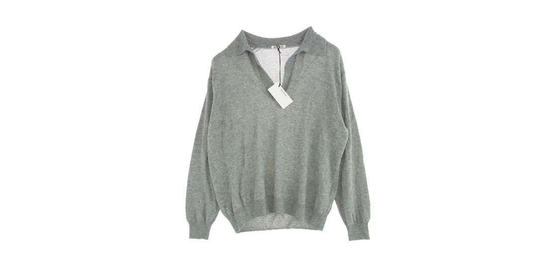 オーラリー A24SP02SC SUPER FINE CASHMERE SILK KNIT SKIPPER POLO 買取実績