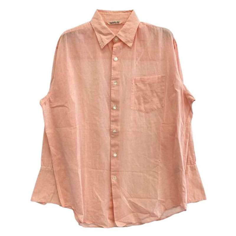 オーラリー A24SS03VO HARD TWIST FINX ORGANDY SHIRT ハードツイスト フィンクス オーガンジー 長袖 シャツ 買取実績 画像
